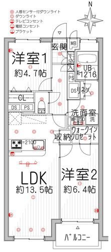 方南町ハイツ　間取り