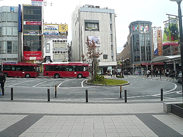 自由が丘駅　ロータリー