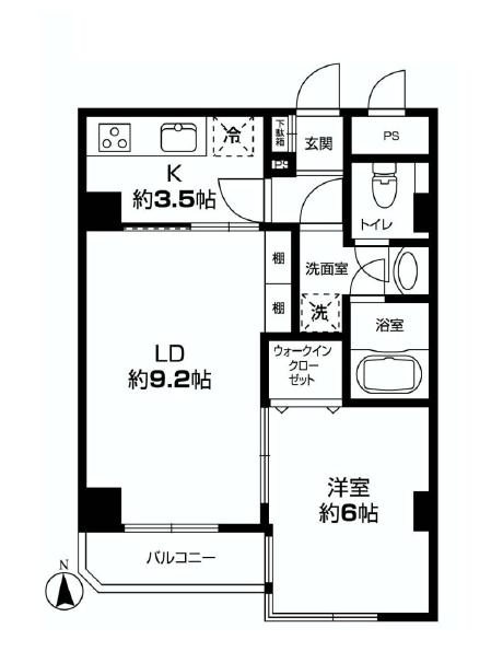 メイゾン西麻布　間取り図