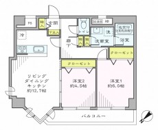 ヴェルビュ新中野　間取り