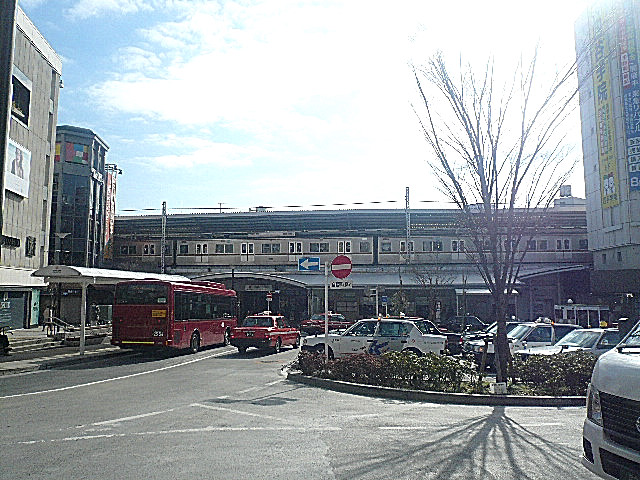 自由が丘駅　ロータリー