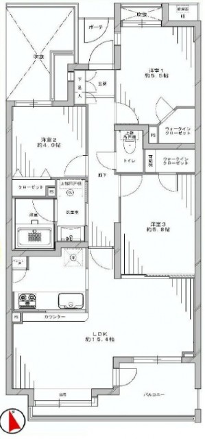 グランヴェール世田谷船橋　図面