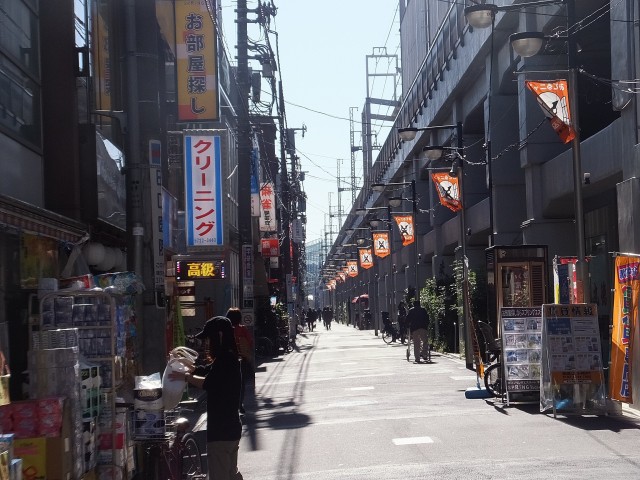 東建マンション学芸大 商店街