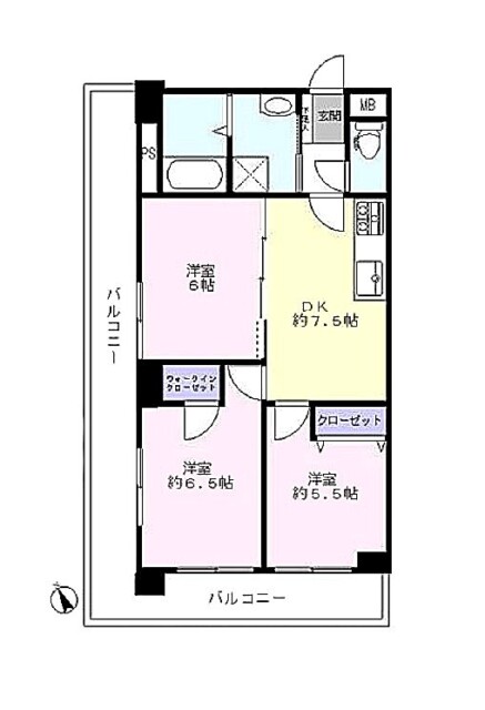 プレミスときわ台　間取り図