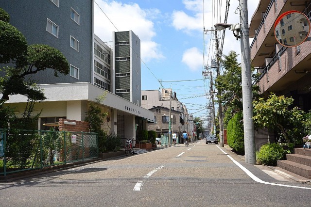 目黒サンケイハウス　前面道路