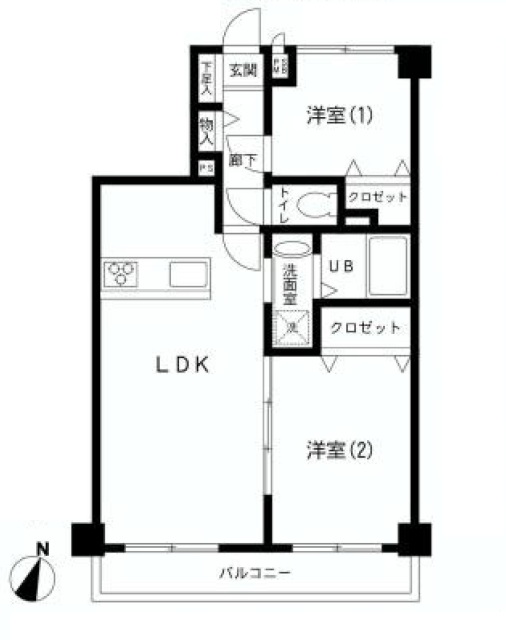 セザール第二千歳船橋　図面