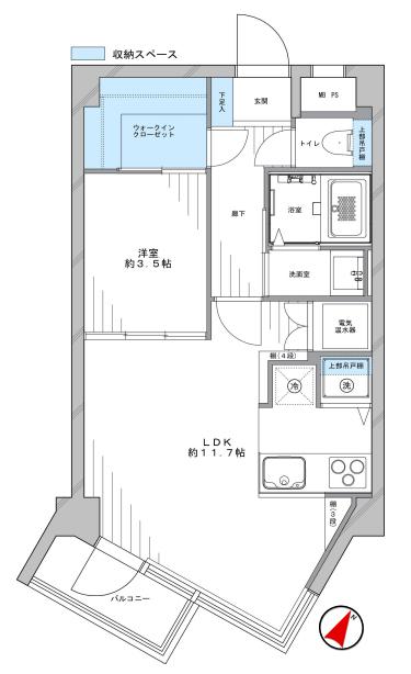 クレール東郷坂　間取り