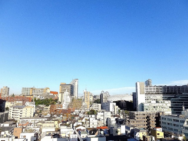 ニックハイム飯田橋　5.5帖のベッドルームの眺望