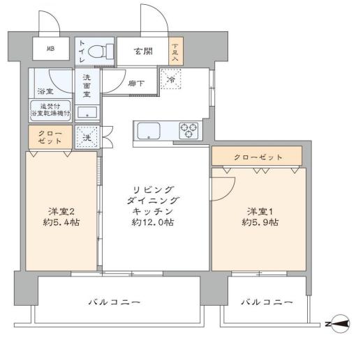 藤和ハイタウン上野　間取り