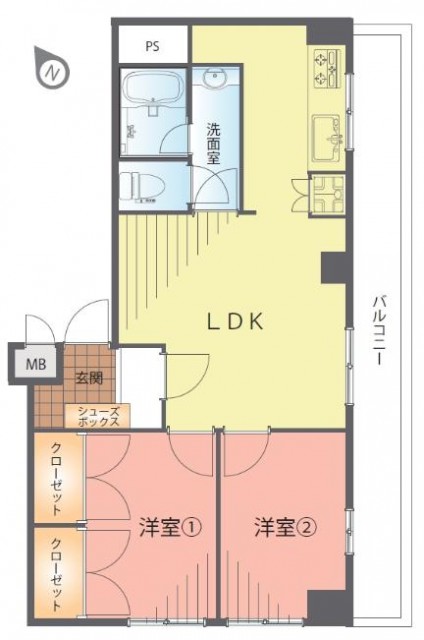 中銀南青山マンシオン　間取り