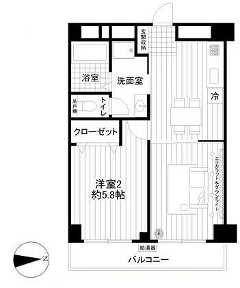 秀和高円寺レジデンス　間取り