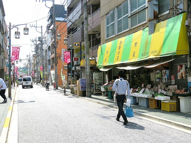 朝日石川台マンション　石川台商店街