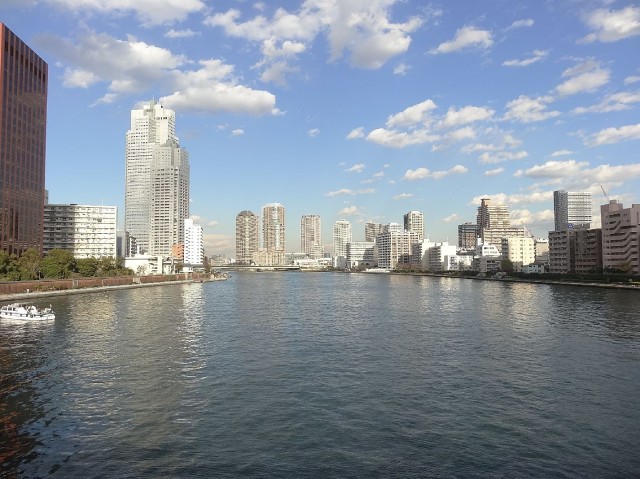 築地永谷コーポラス　隅田川