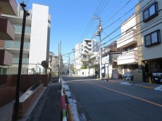 シャンボール小石川　前面道路