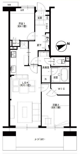 アルス駒込　間取り図