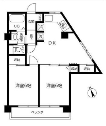 サンモア学芸大マンション　間取り図