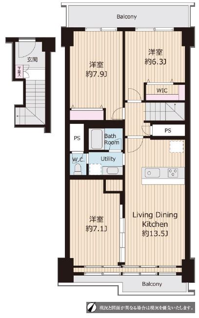 馬事公苑前ハイム　間取り