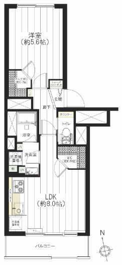 瀬田サンケイハウス　間取り