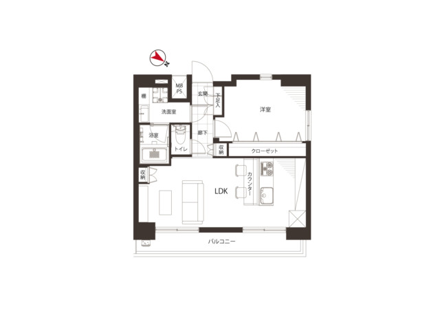 マンション第二恵比須苑　間取り図