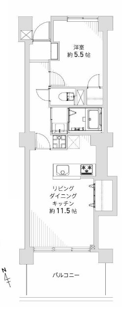 エントピア荻窪　間取り図