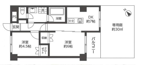 パイロットハウス北新宿　間取り図