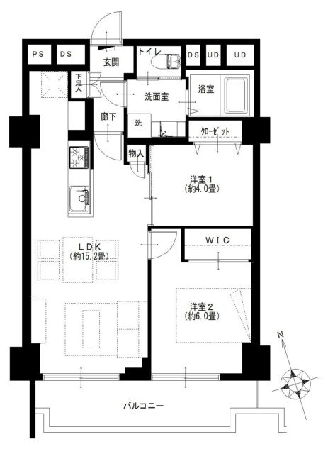 ニューハイツ大森　間取り図